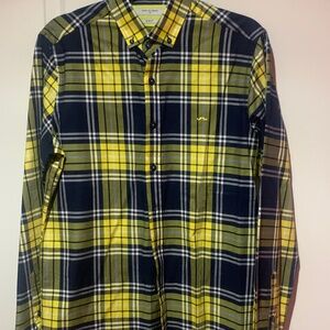 Men’s Nuñez de Arenas Plaid Shirt Slim Fit Sz. M